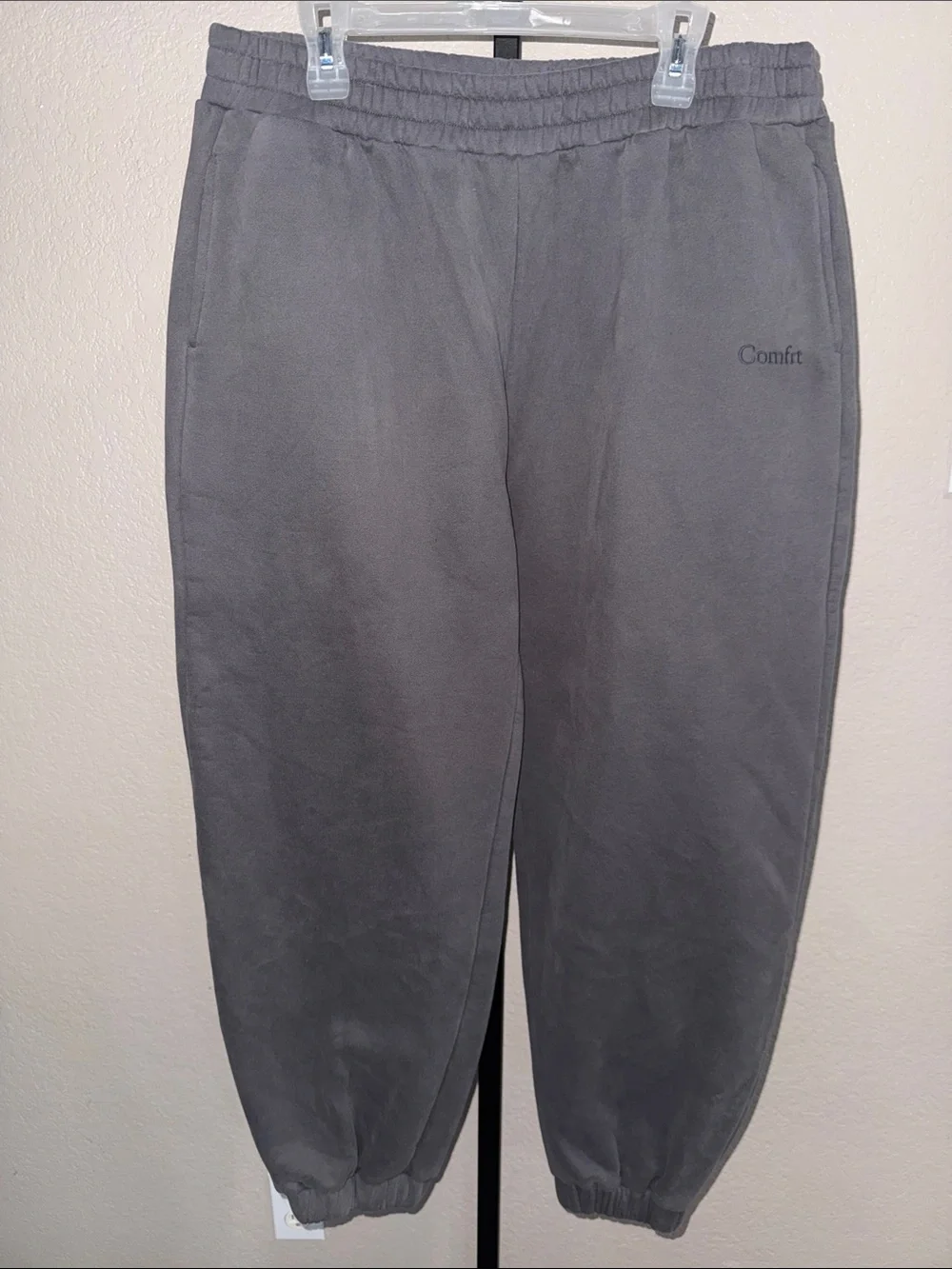 Comfrt Gray Fleece Jogger Sweatpants 2XL